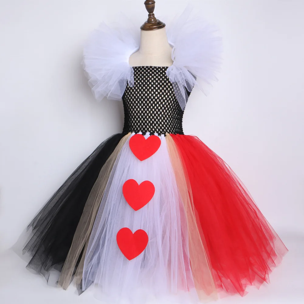 Queen of Hearts Cosplay Costumes for Baby Girls Christmas Halloween Tutu Dress Outfit Kids Princess Stage performance clothes
Queen of Hearts Cosplay Costumes for Baby Girls Christmas Halloween Tutu Dress Outfit Kids Princess Stage performance clothes