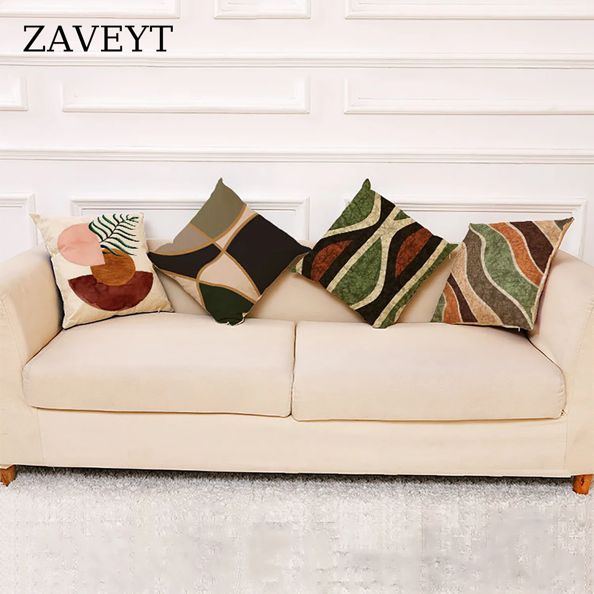 ZAVEYT Hot Abstract Geometric Shapes Linen Cushion Cover Square Decorative Throw Pillow Case For Sofa Bedroom Home 45x45
ZAVEYT Hot Abstract Geometric Shapes Linen Cushion Cover Square Decorative Throw Pillow Case For Sofa Bedroom Home 45x45