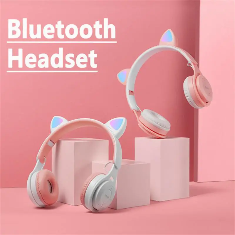 Wireless Headphones Cat Ear with Mic Blue-tooth Glow Light Stereo Bass Helmets Children Gamer Girl Gifts PC Phone Gaming Headset
Wireless Headphones Cat Ear with Mic Blue-tooth Glow Light Stereo Bass Helmets Children Gamer Girl Gifts PC Phone Gaming Headset