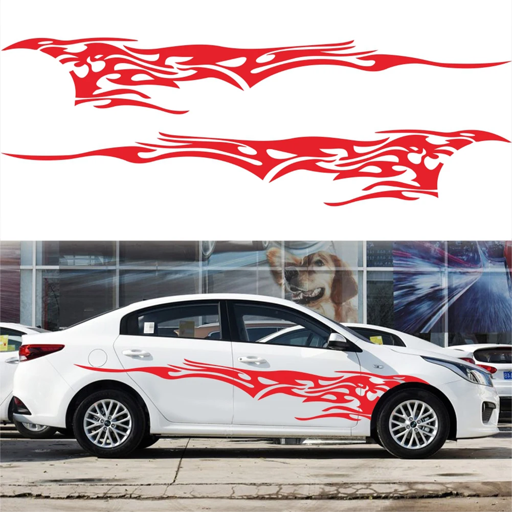 2pcs Car Styling Stickers Auto Side Body 3D Fire Flame Sticker PVC Vinyl Decal Car Accessories
2pcs Car Styling Stickers Auto Side Body 3D Fire Flame Sticker PVC Vinyl Decal Car Accessories