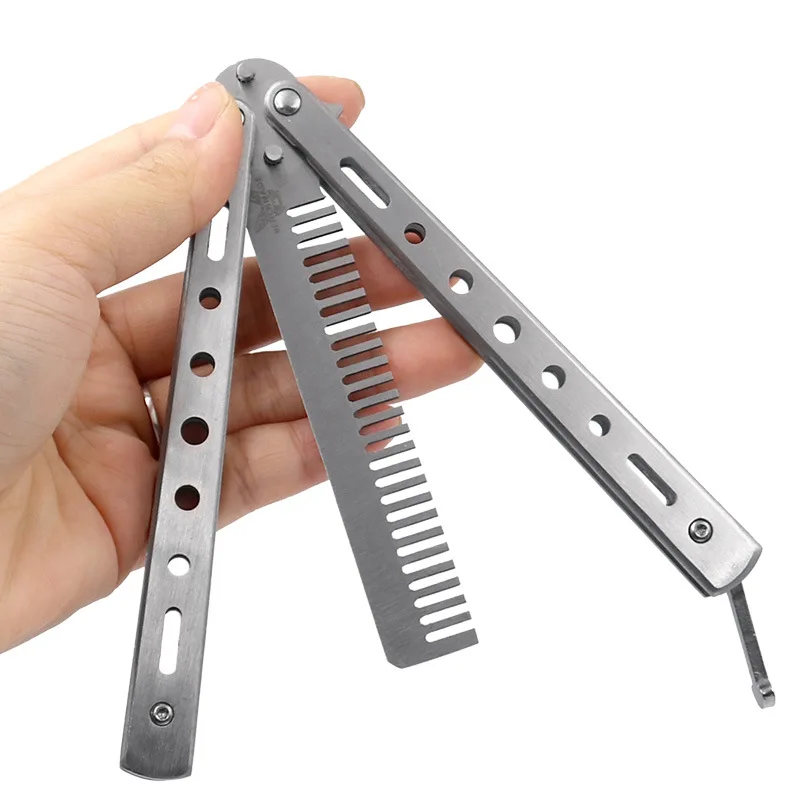 Beginner Foldable Butterfly Knife Portable Butterfly Practice Training Knife All-Steel Butterfly Comb Blade Butterfly Knife Tool
Beginner Foldable Butterfly Knife Portable Butterfly Practice Training Knife All-Steel Butterfly Comb Blade Butterfly Knife Tool