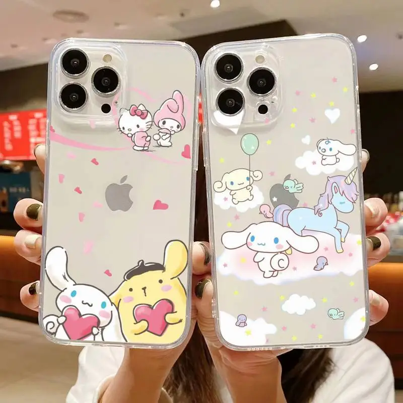 Cinnamorol Melody Cartoon Phone Case For iphone 14 Plus 13 12 11 Pro Max Mini X XS XR Soft Transparent Cover
Cinnamorol Melody Cartoon Phone Case For iphone 14 Plus 13 12 11 Pro Max Mini X XS XR Soft Transparent Cover