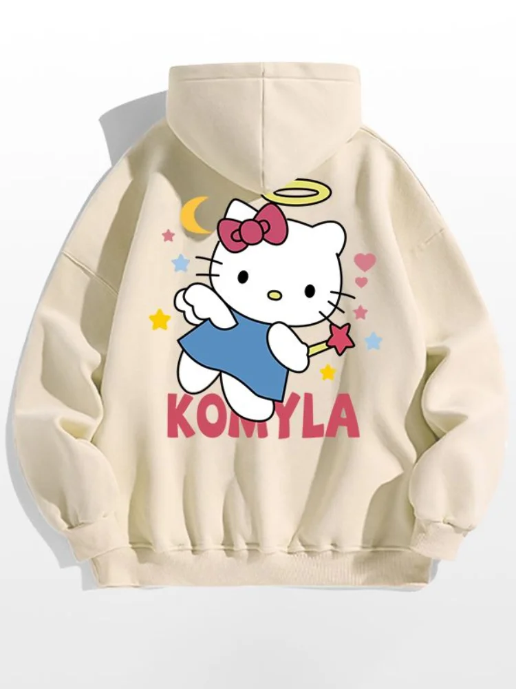 Kawaii Sanrio Hellokitty Anime Kawaii Cute Sweet Fashionable Casual and Loose Sweatshirt Versatile and Popular Hooded Sweatshirt
Kawaii Sanrio Hellokitty Anime Kawaii Cute Sweet Fashionable Casual and Loose Sweatshirt Versatile and Popular Hooded Sweatshirt