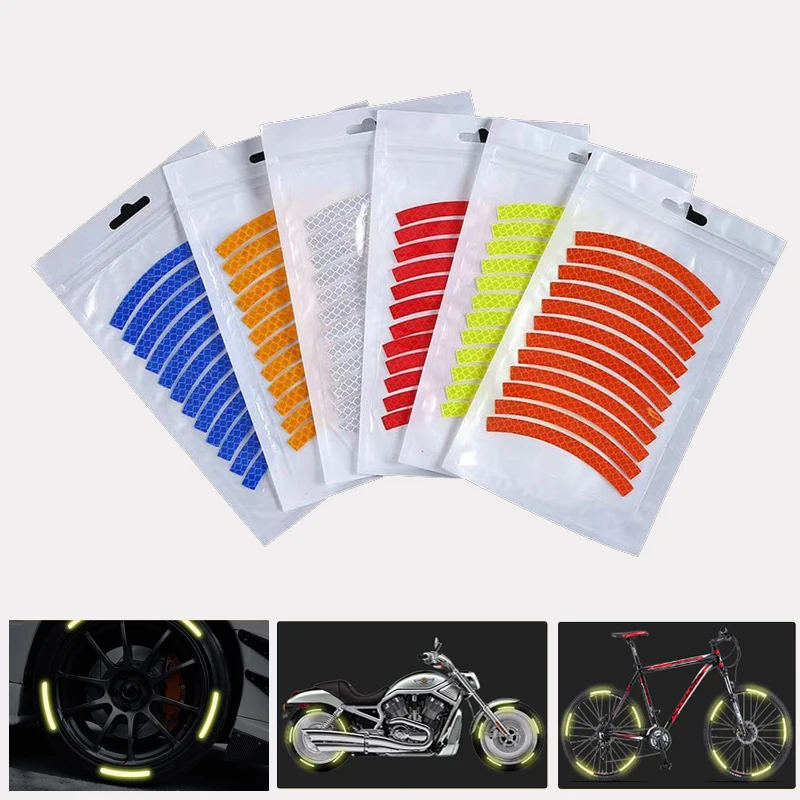 Car Wheel Hub Reflective Stickers Motorcycle Bike Tire Rim Luminous Reflective Strips for Night Safety Driving
Car Wheel Hub Reflective Stickers Motorcycle Bike Tire Rim Luminous Reflective Strips for Night Safety Driving