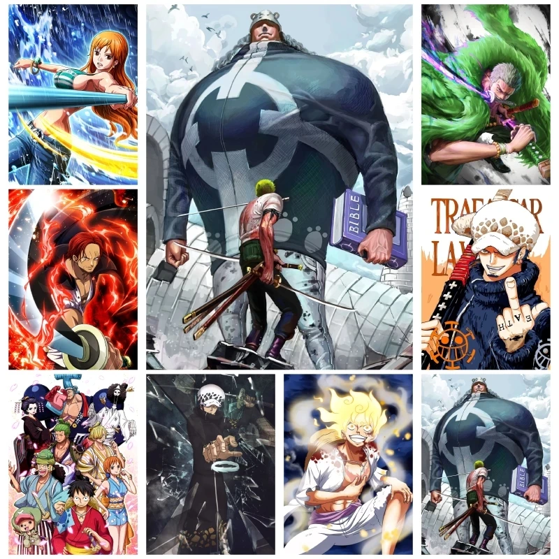 One Piece Poster Monkey D. Luffy Art Mural Roronoa Zoro Canvas Nami Painting Wall Picture Child Bedroom Home Cuadros Decoration
One Piece Poster Monkey D. Luffy Art Mural Roronoa Zoro Canvas Nami Painting Wall Picture Child Bedroom Home Cuadros Decoration