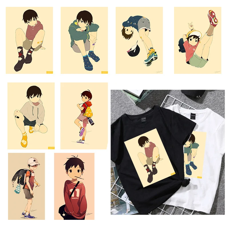 Cartoon Handsome Boy Stickers on Clothes Iron on Patches for Clothing DIY Badges Heat Transfer for T-shirts Appliques
Cartoon Handsome Boy Stickers on Clothes Iron on Patches for Clothing DIY Badges Heat Transfer for T-shirts Appliques
