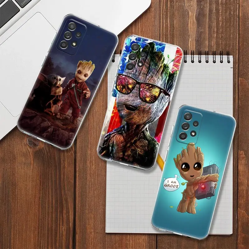 Groot Clear Case For Samsung Galaxy A53 5G Case A52 A23 A13 A12 A32 A33 A73 A41 Funda Soft Silicon Phone Cover Marvel Baby Groot
Groot Clear Case For Samsung Galaxy A53 5G Case A52 A23 A13 A12 A32 A33 A73 A41 Funda Soft Silicon Phone Cover Marvel Baby Groot