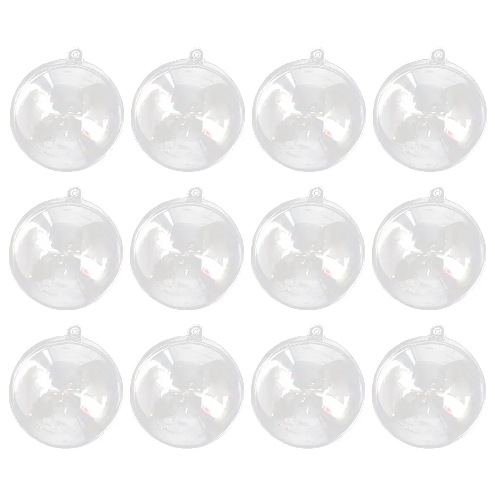 15 Pcs Candy Ornament Plastic Fillable Sphere Ornament Plastic Ball Clear Ornaments Balls Christmas Tree Balls
15 Pcs Candy Ornament Plastic Fillable Sphere Ornament Plastic Ball Clear Ornaments Balls Christmas Tree Balls