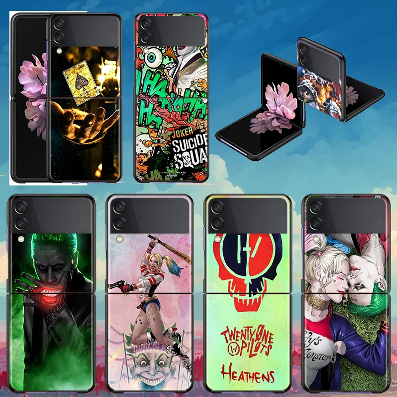 Shockproof Hard Cover Folding Mobile Shell Joker and harley fashion For Samsung Galaxy Z Flip 3 5G Black Funda Phone Case
Shockproof Hard Cover Folding Mobile Shell Joker and harley fashion For Samsung Galaxy Z Flip 3 5G Black Funda Phone Case