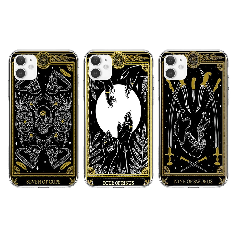 Card Tarot Phone Cases Transparent for Apple Iphone 13 12 11 Pro Max Mini XS XR 8 7 6 6SPlus X SE2020 TPU Cover Phone 11 Case
Card Tarot Phone Cases Transparent for Apple Iphone 13 12 11 Pro Max Mini XS XR 8 7 6 6SPlus X SE2020 TPU Cover Phone 11 Case