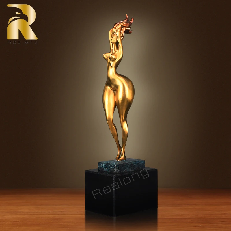 Modern Art Sexy Girl Statue Abstract Bronze Kneeled Nude Female Sculpture Crafts Casting Art Figurine For Home Decor Gifts
Modern Art Sexy Girl Statue Abstract Bronze Kneeled Nude Female Sculpture Crafts Casting Art Figurine For Home Decor Gifts