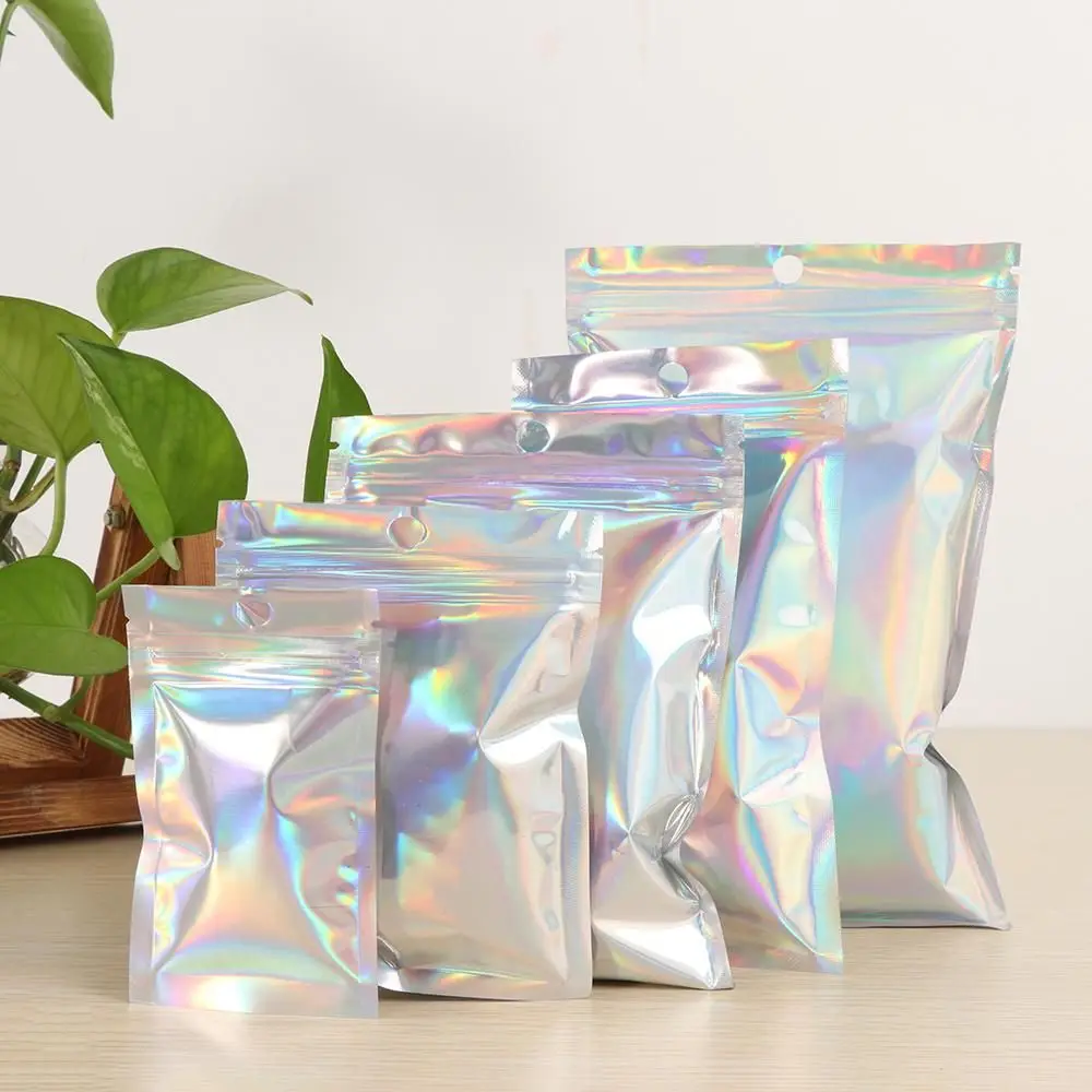 20PCS/Lot Reclosable Pouches Self Seal Packaging Bag Zip Plastic Aluminum Foil Hologram Bag Food Water-proof Storage Pouch
20PCS/Lot Reclosable Pouches Self Seal Packaging Bag Zip Plastic Aluminum Foil Hologram Bag Food Water-proof Storage Pouch