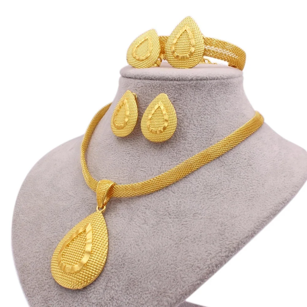 New RoseL Arabian Bridal wedding jewelry set Women wear necklace earrings ring bracelet set of four pieces Saudi Arabia Dubai
New RoseL Arabian Bridal wedding jewelry set Women wear necklace earrings ring bracelet set of four pieces Saudi Arabia Dubai
