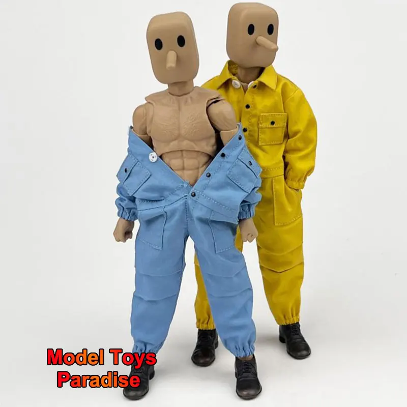 CCN1211 1/12 Men Soldier Jumpsuit Multi Pockets Workwear Loose Long Sleeve Solid Color Clothes Fit 6inch NW SHF Action Figure
CCN1211 1/12 Men Soldier Jumpsuit Multi Pockets Workwear Loose Long Sleeve Solid Color Clothes Fit 6inch NW SHF Action Figure