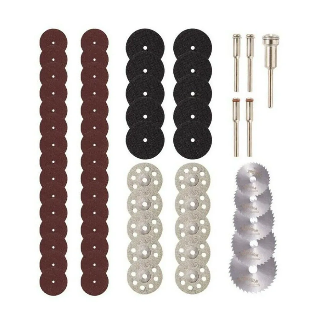 60Pcs/set Mini Diamond Cutting Disc Resin Cutting Wheel HSS Saw Blade Set For SDremel Power Rotary Tools
60Pcs/set Mini Diamond Cutting Disc Resin Cutting Wheel HSS Saw Blade Set For SDremel Power Rotary Tools
