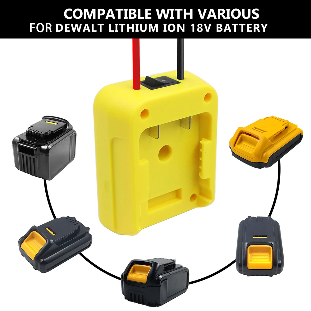For De-walt 18V/20V Max Battery Adapter With Fuse To Dock Power Connector DCB205 Battery Adapters Power Tool Parts
For De-walt 18V/20V Max Battery Adapter With Fuse To Dock Power Connector DCB205 Battery Adapters Power Tool Parts