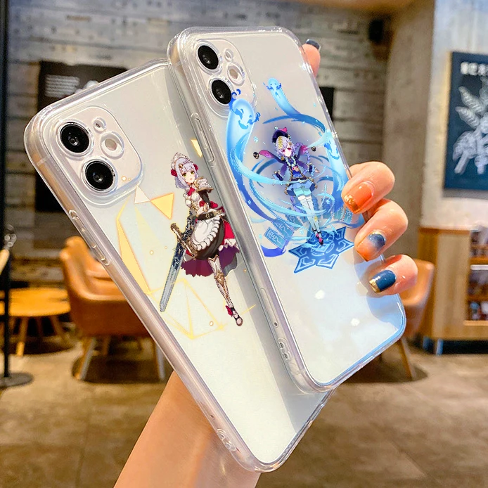 Genshin Impact Phone Cases For iPhone 12 11 Pro MAX 6S 7 8 Plus XS MAX 12 13 Mini X XR SE 2020 Funda Transparent Shell
Genshin Impact Phone Cases For iPhone 12 11 Pro MAX 6S 7 8 Plus XS MAX 12 13 Mini X XR SE 2020 Funda Transparent Shell