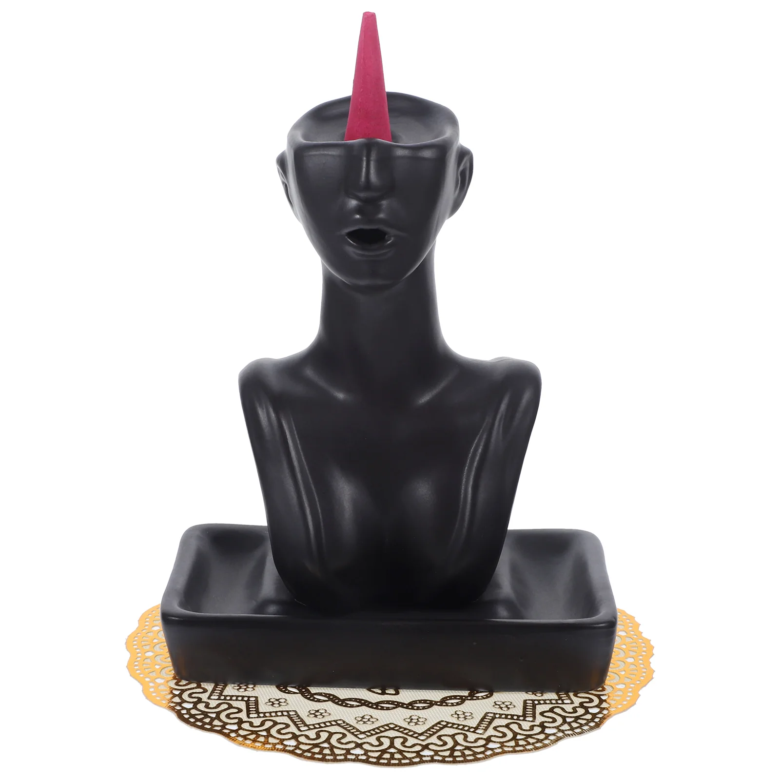 Holder Burner Backflow Cone Ceramic Waterfall Statue Statues Censer Figurine Decorative Ornaments Cones Stick Zen Head Aroma
Holder Burner Backflow Cone Ceramic Waterfall Statue Statues Censer Figurine Decorative Ornaments Cones Stick Zen Head Aroma