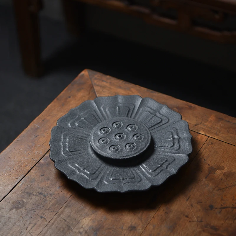 Lotus Tray Teapot Saucer Teatray Plate Black Stone Natural Chinese Teaware Antique Set Office Accessories Home Table Decoration
Lotus Tray Teapot Saucer Teatray Plate Black Stone Natural Chinese Teaware Antique Set Office Accessories Home Table Decoration