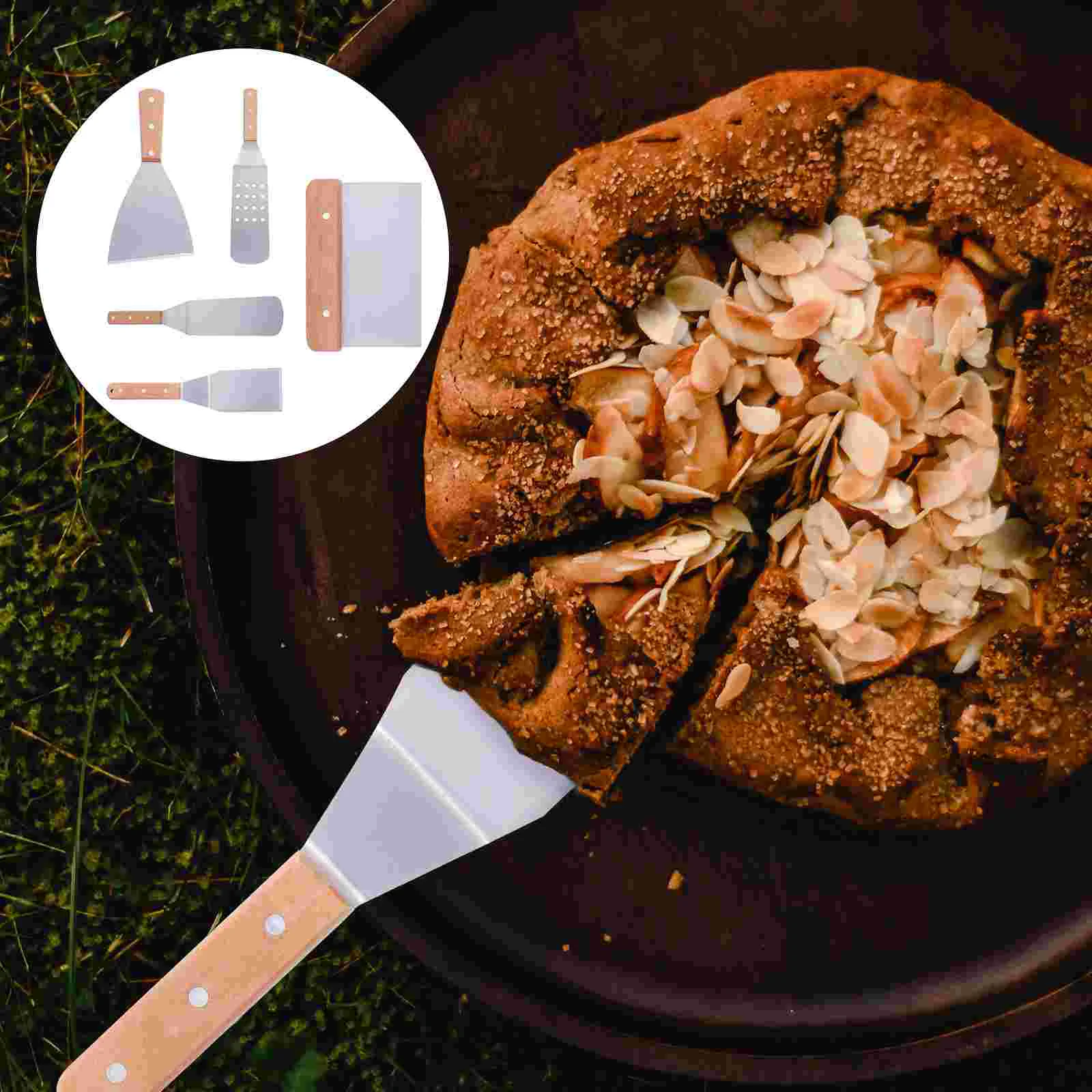 Spatula Scraper Pancake Turner Stainless Steel Griddle Spatulas Metal Flipper Grill Set Non Stick Cookie Doughsteak
Spatula Scraper Pancake Turner Stainless Steel Griddle Spatulas Metal Flipper Grill Set Non Stick Cookie Doughsteak