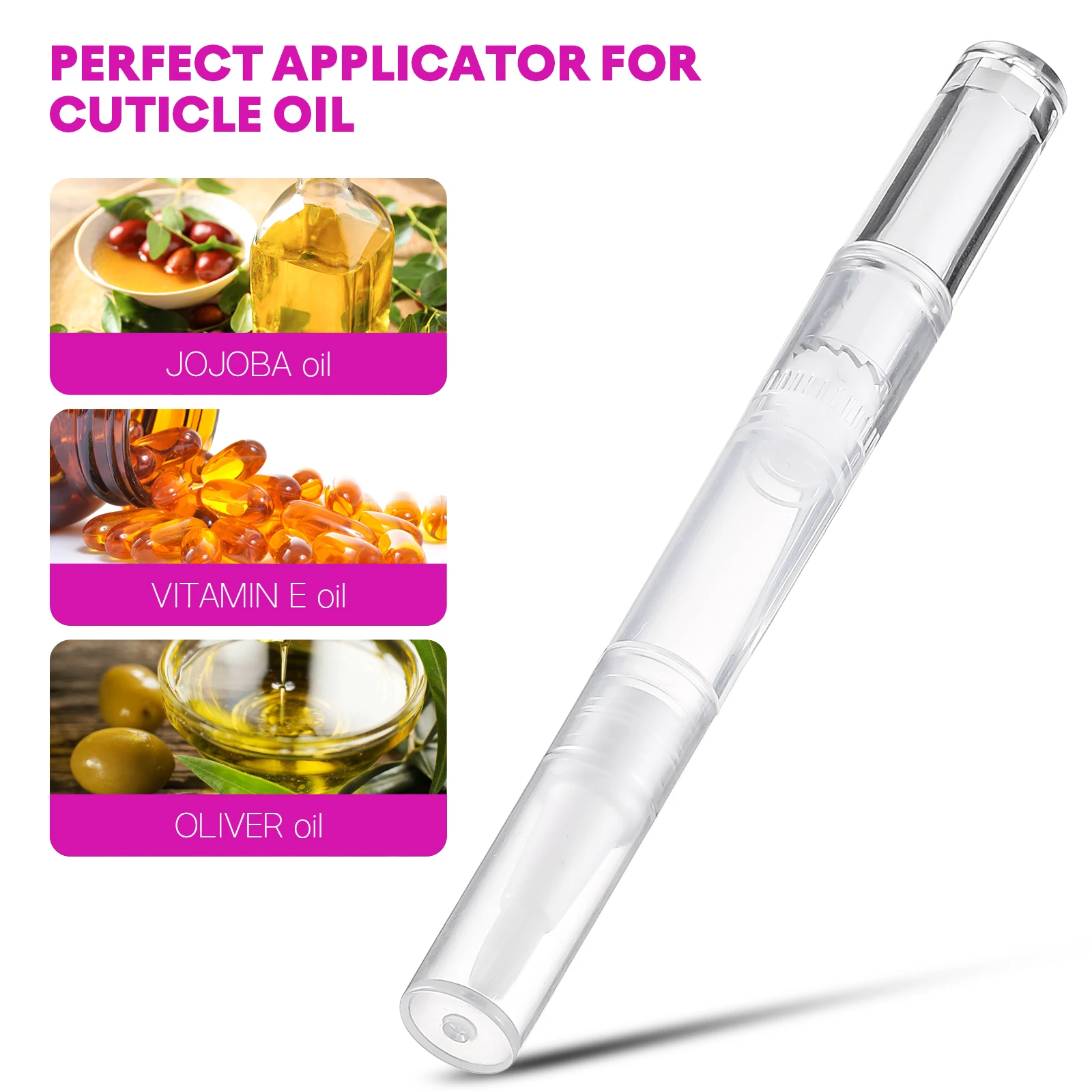 10pcs Transparent Plastic Empty Nail Polish Tubes Lip Gloss Tubes Nail Polish Brush Nail Art Pen Refillable Containers (3ml)
10pcs Transparent Plastic Empty Nail Polish Tubes Lip Gloss Tubes Nail Polish Brush Nail Art Pen Refillable Containers (3ml)