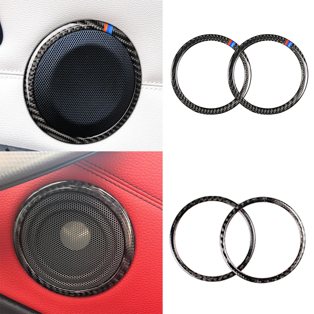 Carbon Fiber Car Door Speaker Decorative Circle Sticker Loudspeaker Trim Car Interior Accessories For BMW 3 Series E90 X1 E84
Carbon Fiber Car Door Speaker Decorative Circle Sticker Loudspeaker Trim Car Interior Accessories For BMW 3 Series E90 X1 E84