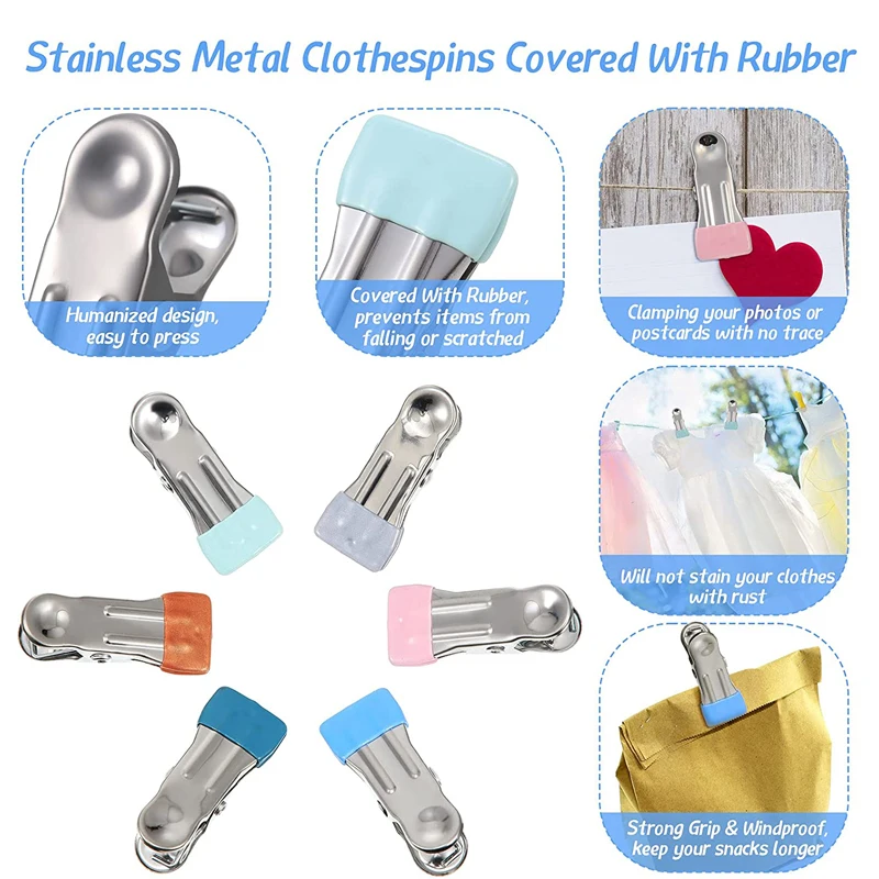 5pcs Clothes Pins Stainless Steel Clips Drying Pegs Clamps Clips Hanging Towel Clamp Clips For Clothesline Outdoor Kitchen
5pcs Clothes Pins Stainless Steel Clips Drying Pegs Clamps Clips Hanging Towel Clamp Clips For Clothesline Outdoor Kitchen