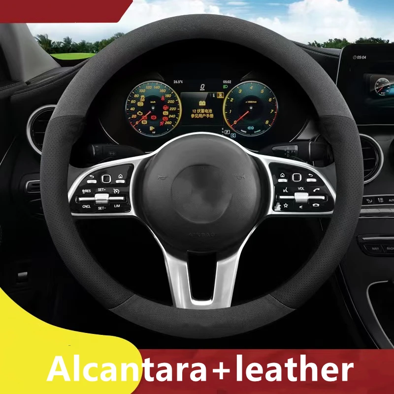 Alcantara Car Steering Wheel Covers For Mercedes Benz A 19-20 GLC GLB 2020 CLS 18-20 A W177 C W205 E W213 S W222 Class
Alcantara Car Steering Wheel Covers For Mercedes Benz A 19-20 GLC GLB 2020 CLS 18-20 A W177 C W205 E W213 S W222 Class