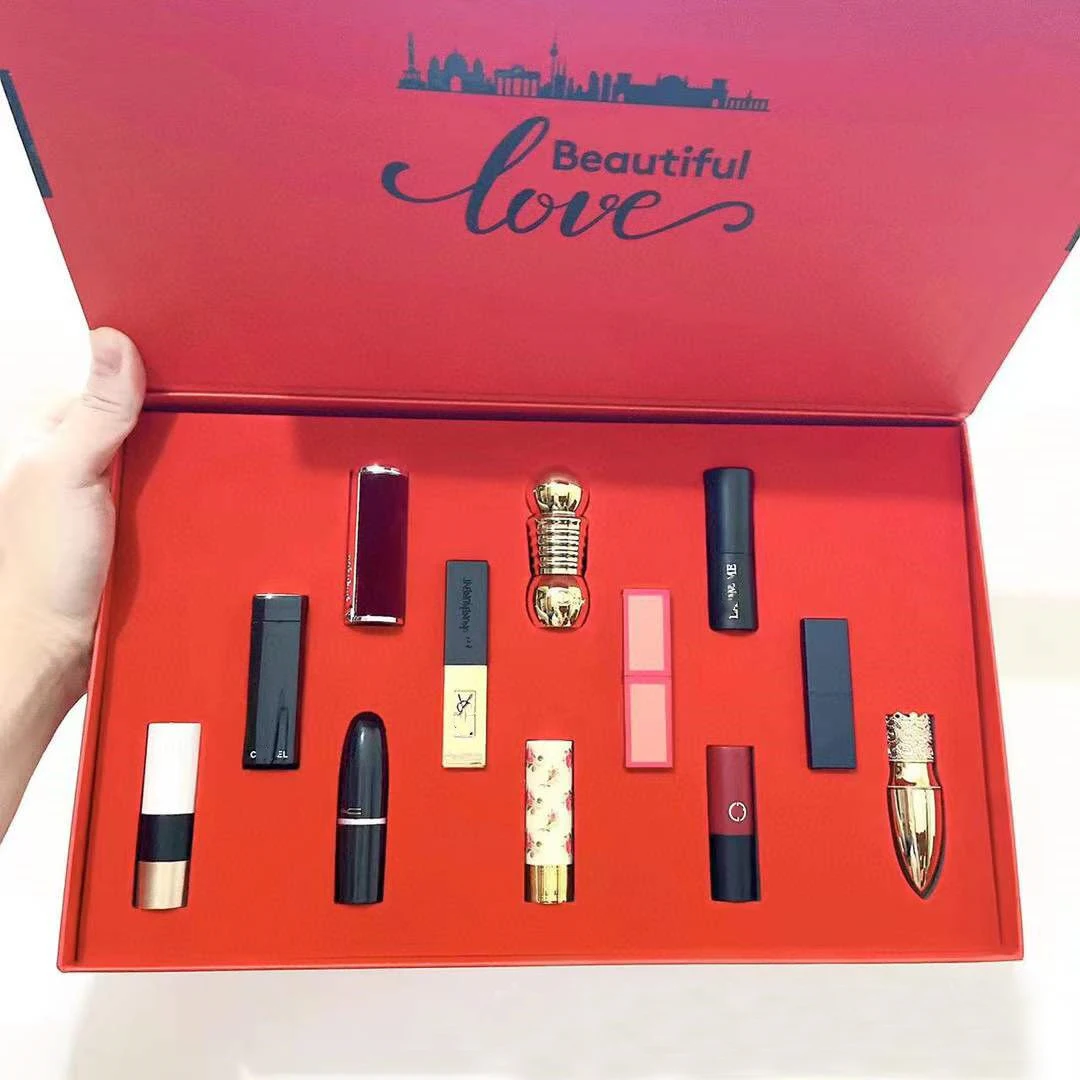 12Pcs Lipstick Sample Gift Box Set Matte Velvet Moisturizing Lip Gloss Waterproof Lasting Sexy Lips Makeup Cosmetics Gift 
12Pcs Lipstick Sample Gift Box Set Matte Velvet Moisturizing Lip Gloss Waterproof Lasting Sexy Lips Makeup Cosmetics Gift
