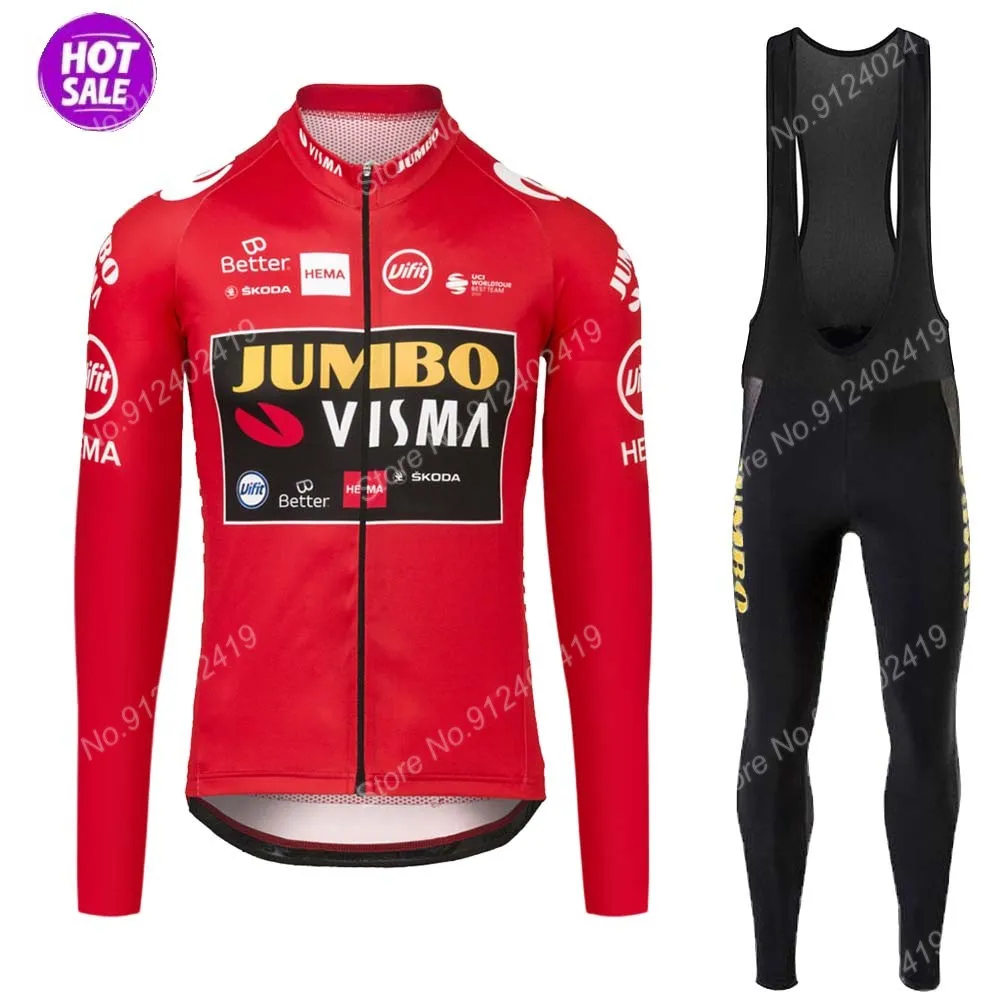 Комплект одежды для велоспорта Jumbo Visma, комплект из Джерси с длинным рукавом и брюк для поездок на горном велосипеде, лето 2021
Комплект одежды для велоспорта Jumbo Visma, комплект из Джерси с длинным рукавом и брюк для поездок на горном велосипеде, лето 2021