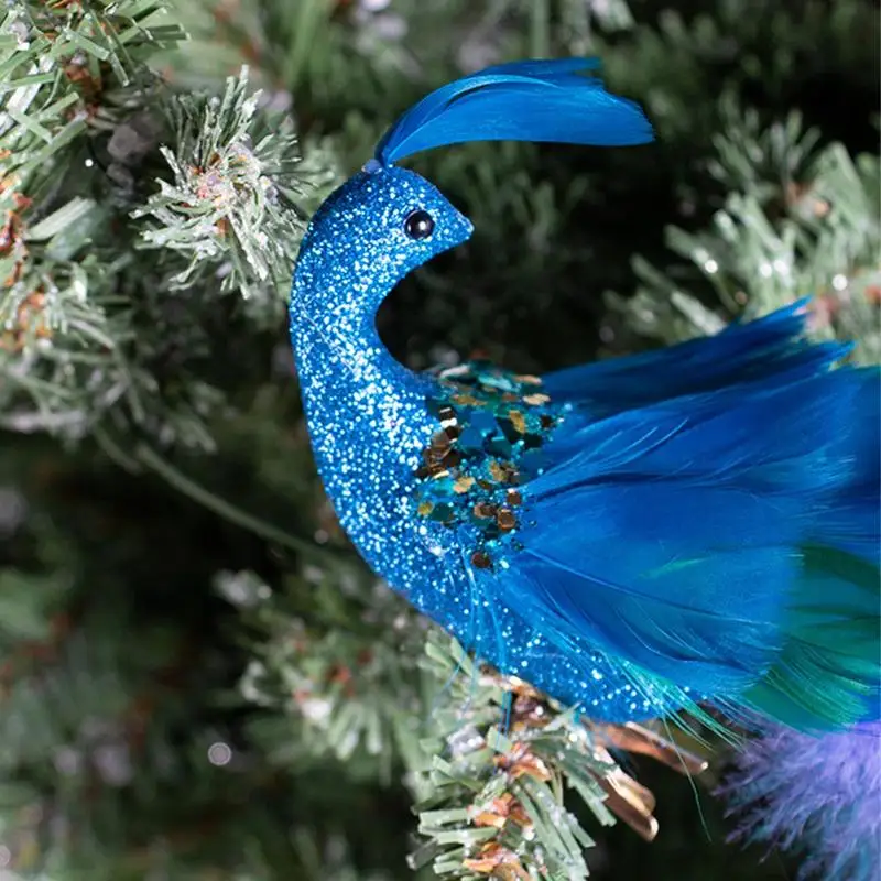 48cm Long Tail Peacock Ornament Beautiful Xmas Tree Pendant Christmas Decoration 2022 Home Living Room Decoration
48cm Long Tail Peacock Ornament Beautiful Xmas Tree Pendant Christmas Decoration 2022 Home Living Room Decoration