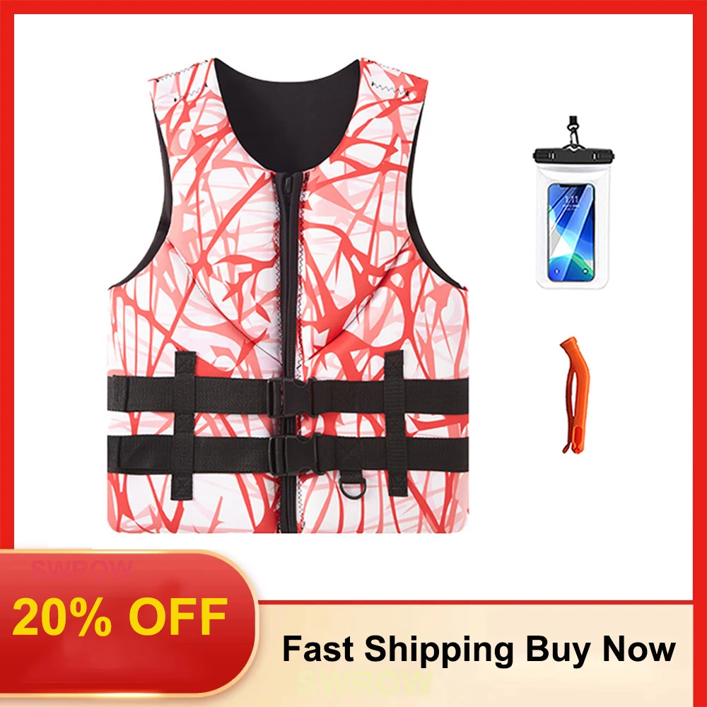 Life Jacket for Adult Super Buoyancy Neoprene Life Ves Motorboats Wakeboard Raft For Boats Fishing Swimming Drifting Vest Rescue
Life Jacket for Adult Super Buoyancy Neoprene Life Ves Motorboats Wakeboard Raft For Boats Fishing Swimming Drifting Vest Rescue