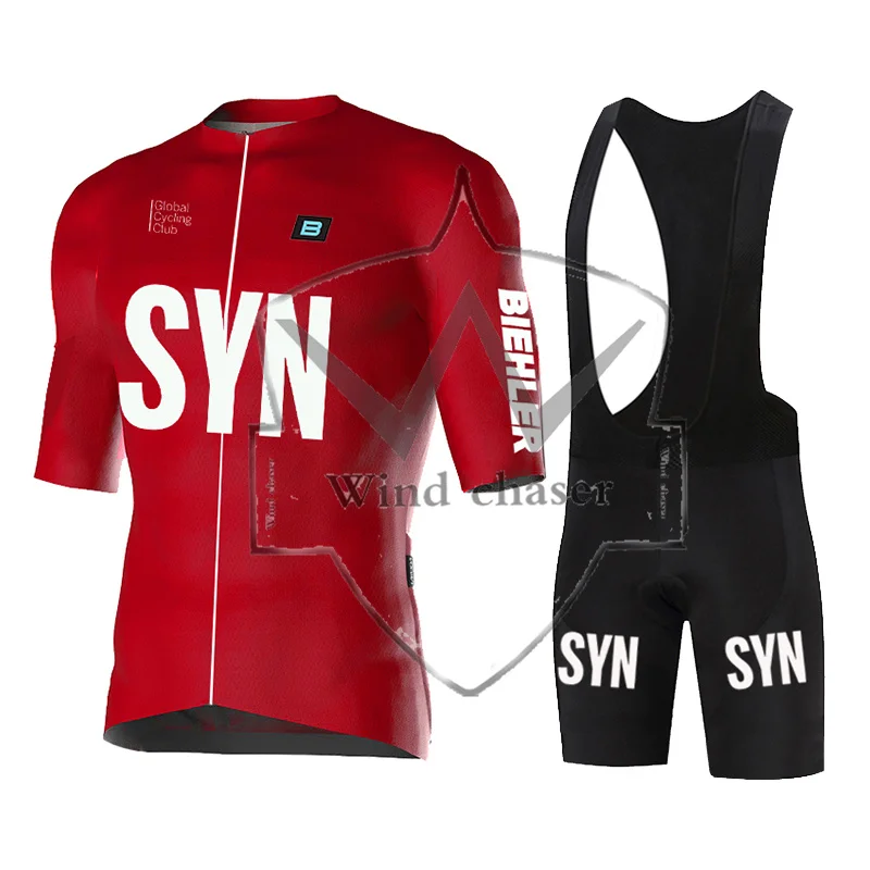 

2023 BIEHLER SYN команда Велоспорт Джерси комплекты летние с коротким рукавом дышащая мужская одежда для горных велосипедов велосипедная одежда ...