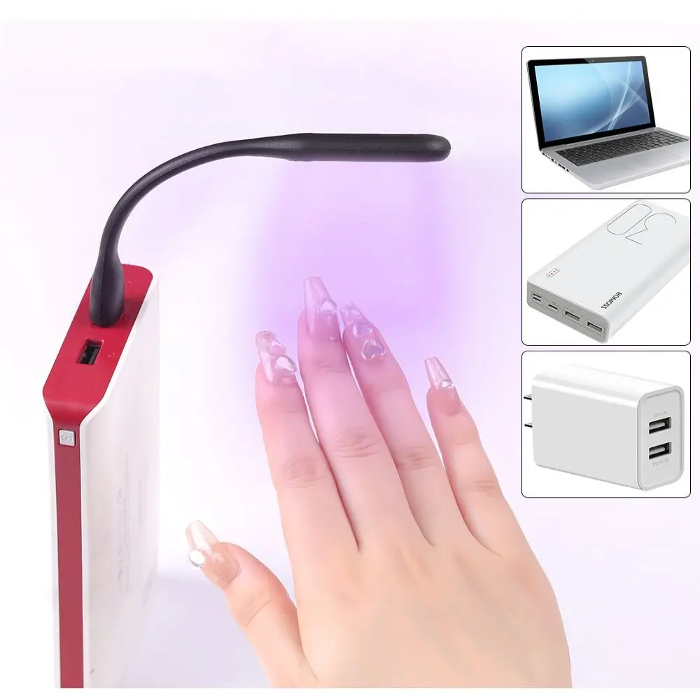 1PC Mini 6w Portable LED Nail Light USB Torch Pen Type Nail Light Not Black Hand Baked Light Treatment Light Nail Tool
1PC Mini 6w Portable LED Nail Light USB Torch Pen Type Nail Light Not Black Hand Baked Light Treatment Light Nail Tool