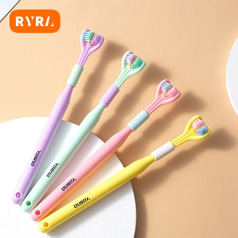 Three Sided Toothbrush 4 Colors Adult Teeth Brushes Tongue Scraper Teeth Deep Cleaning Personal Care Soft Bristle Toothbrush
Three Sided Toothbrush 4 Colors Adult Teeth Brushes Tongue Scraper Teeth Deep Cleaning Personal Care Soft Bristle Toothbrush