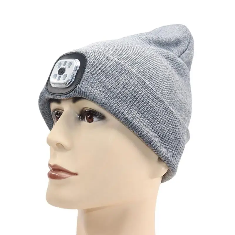 2Pcs Mens Women Beanie Hat LED Light USB Rechargeable Battery Knitted Warm Hat Walking Night Running Cycling Climbing Hat
2Pcs Mens Women Beanie Hat LED Light USB Rechargeable Battery Knitted Warm Hat Walking Night Running Cycling Climbing Hat