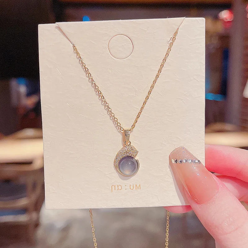 Cute Advanced Design Sense Same Fashion Titanium Steel Necklace Feminine Geometric Super Flash Diamond Inlaid Clavicle
Cute Advanced Design Sense Same Fashion Titanium Steel Necklace Feminine Geometric Super Flash Diamond Inlaid Clavicle