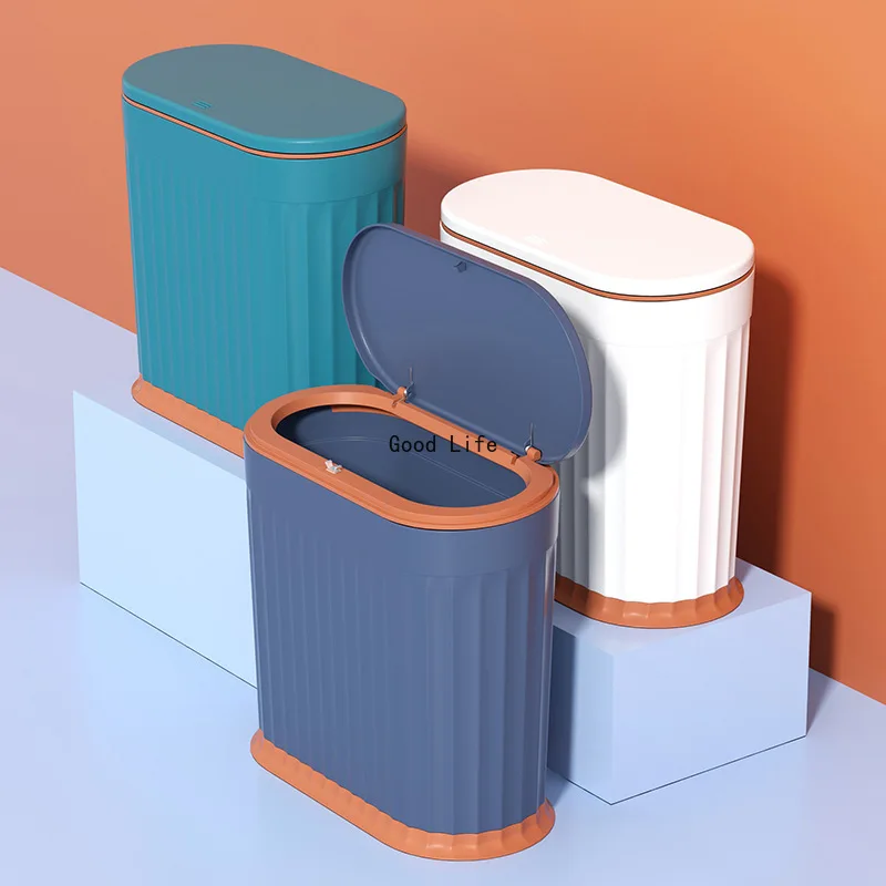 12L Household Waste Bins With Lid Kitchen Bathroom Nordic Style Push-Type Elastic Lid Narrow Gap Trash Can
12L Household Waste Bins With Lid Kitchen Bathroom Nordic Style Push-Type Elastic Lid Narrow Gap Trash Can