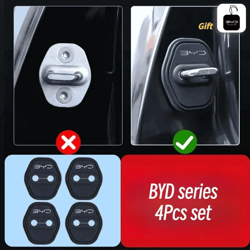 Силиконовый защитный чехол для двери автомобиля серии BYD, дверной замок, бесшумный амортизирующий буфер для предотвращения столкновений для BYD Atto 3, уплотнительный дельфин
Силиконовый защитный чехол для двери автомобиля серии BYD, дверной замок, бесшумный амортизирующий буфер для предотвращения столкновений для BYD Atto 3, уплотнительный дельфин