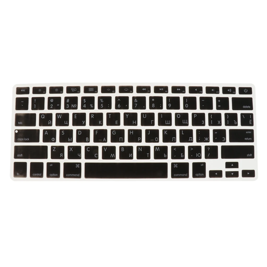 

Мягкая силиконовая пленка для клавиатуры (QWERTY + русский) для 13 '' / Pro