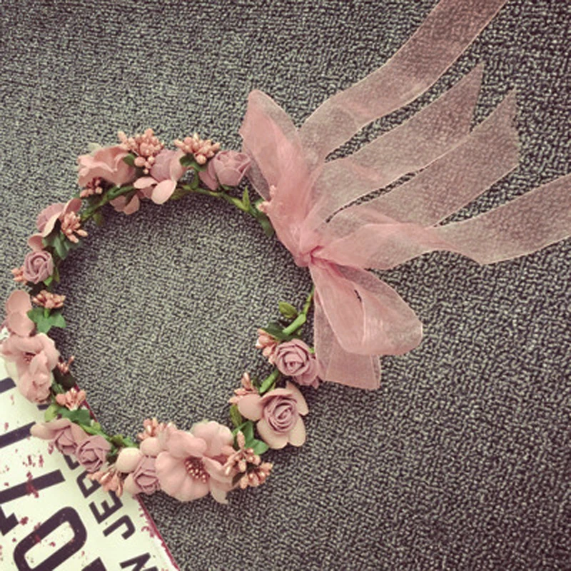 Women Faux Flower Hair Garland Headband Floral Wreath Wedding Hairband Headdress Party Hair Accessories Full Flowers For Girl
Women Faux Flower Hair Garland Headband Floral Wreath Wedding Hairband Headdress Party Hair Accessories Full Flowers For Girl
