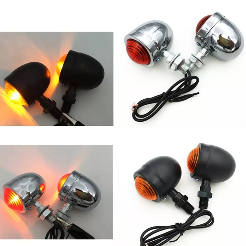 2pcs Universal Motorcycle AMBER & Black Mini Bullet LED Turn Signals Brake Running Lights Turn Signals Indicators
2pcs Universal Motorcycle AMBER & Black Mini Bullet LED Turn Signals Brake Running Lights Turn Signals Indicators