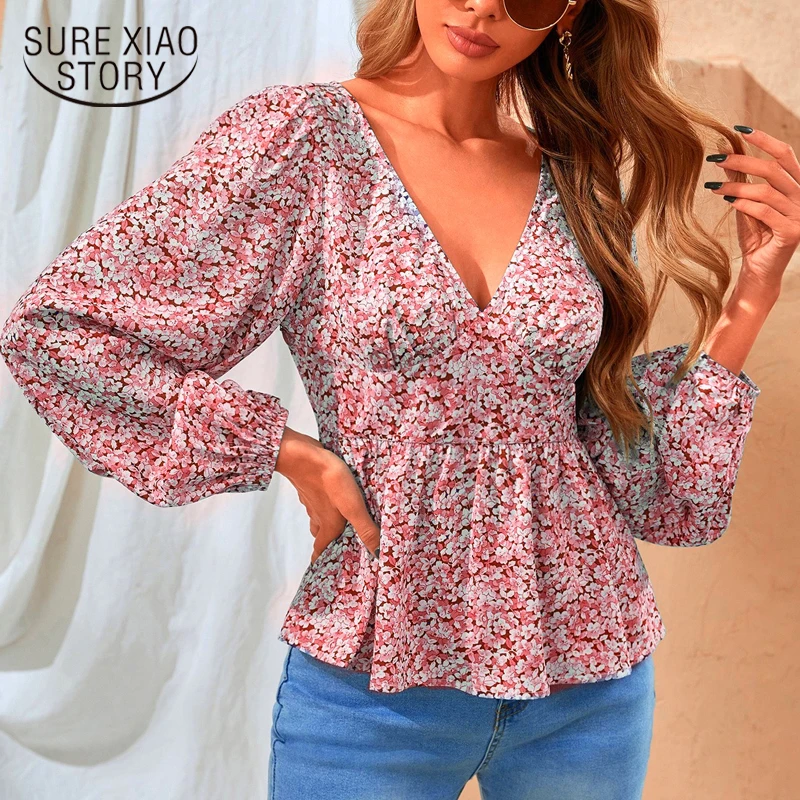 2022 New Chiffon Blouse Long Puff Sleeve V Neck Women Clothes Casual Vintage Print Shirts Spring Female Tops Blusa Mujer 18925
2022 New Chiffon Blouse Long Puff Sleeve V Neck Women Clothes Casual Vintage Print Shirts Spring Female Tops Blusa Mujer 18925