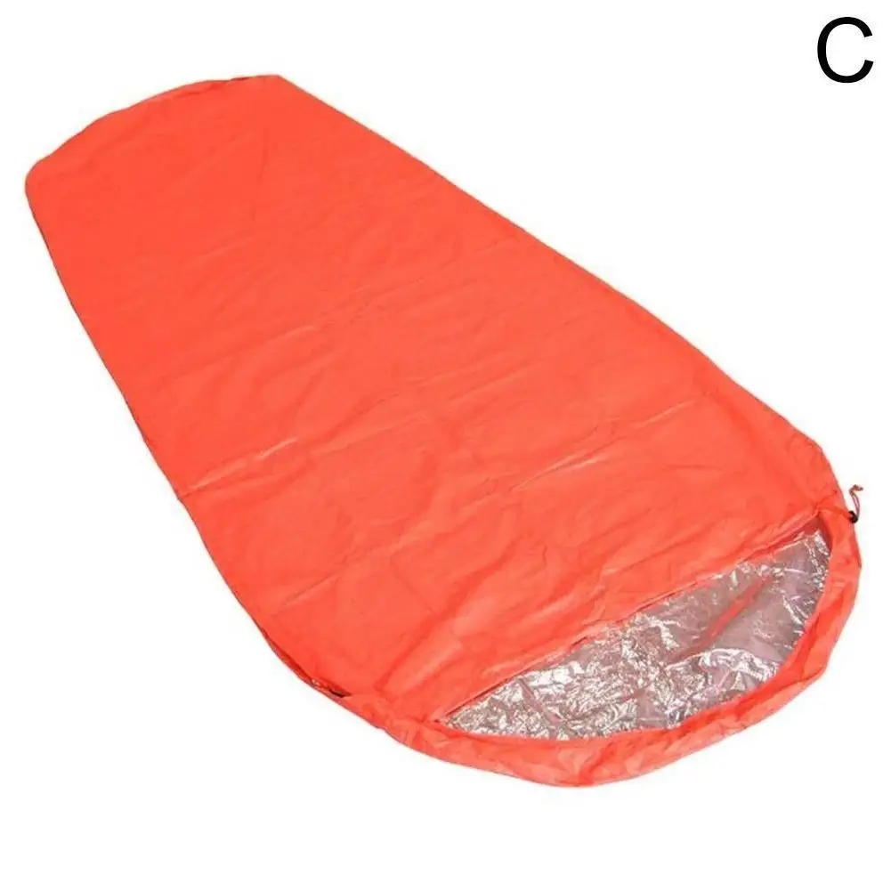 Camping Thermal Insulation Sleeping Bag On For Outdoor Hiking Camping Adventure Emergency Rescue Blanket Double Sleepy Bag G8f5
Camping Thermal Insulation Sleeping Bag On For Outdoor Hiking Camping Adventure Emergency Rescue Blanket Double Sleepy Bag G8f5