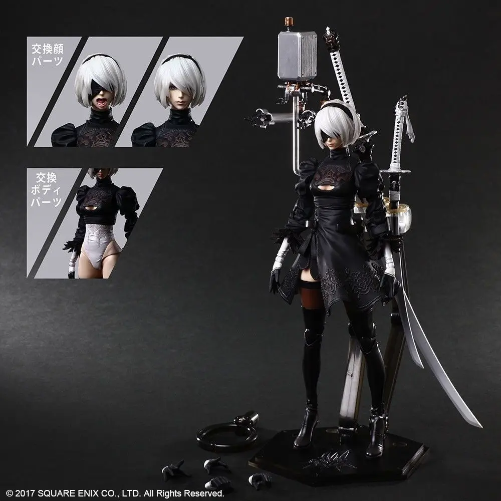 Игрушечная Статуэтка Nier:automata 2 Тип B 2b, Игрушечная модель, подарок, декоративная подвижная фигурка из ПВХ, кукла-убийца Dx
Игрушечная Статуэтка Nier:automata 2 Тип B 2b, Игрушечная модель, подарок, декоративная подвижная фигурка из ПВХ, кукла-убийца Dx