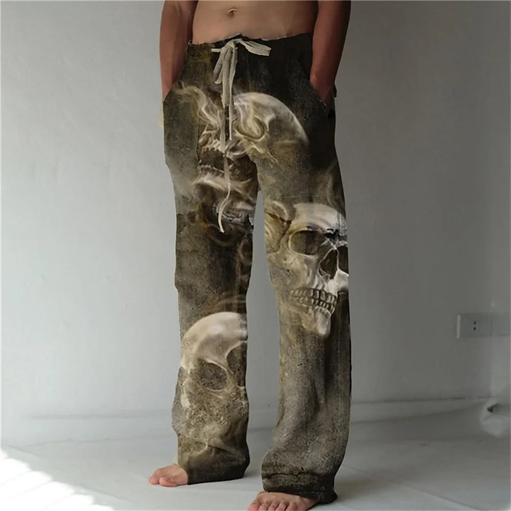2023 Vintage Men's Pants Summer Pants Beach Pants 3D Printing Skull Pattern Printing Degree Pretending Hawaii
2023 Vintage Men's Pants Summer Pants Beach Pants 3D Printing Skull Pattern Printing Degree Pretending Hawaii