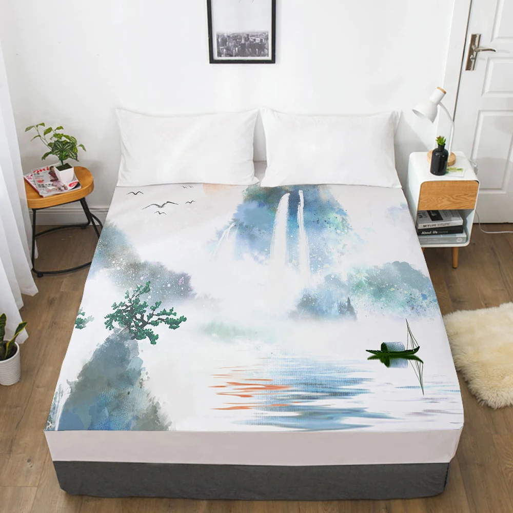 1pc Elastic fitted sheet bed sheet With An Elastic Band Mattress Cover 160x200 Customizable size Bed cover Bedding scenery ship
1pc Elastic fitted sheet bed sheet With An Elastic Band Mattress Cover 160x200 Customizable size Bed cover Bedding scenery ship