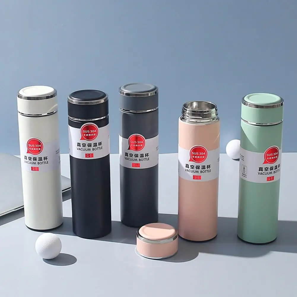 350/500ml Insulated Bottle Portable Stainless Steel Business Drinking Bottle With Tea Strainer Durable Sport Bottle for Outdoor
350/500ml Insulated Bottle Portable Stainless Steel Business Drinking Bottle With Tea Strainer Durable Sport Bottle for Outdoor
