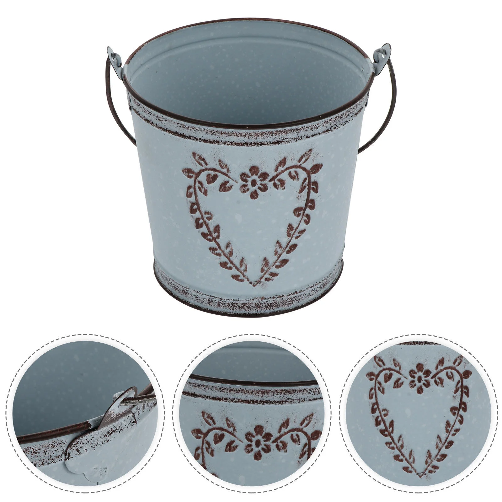 Bucket Flower Pot Retro Storage Practical Exquisite Holder Household Durable Container Stand Wedding
Bucket Flower Pot Retro Storage Practical Exquisite Holder Household Durable Container Stand Wedding
