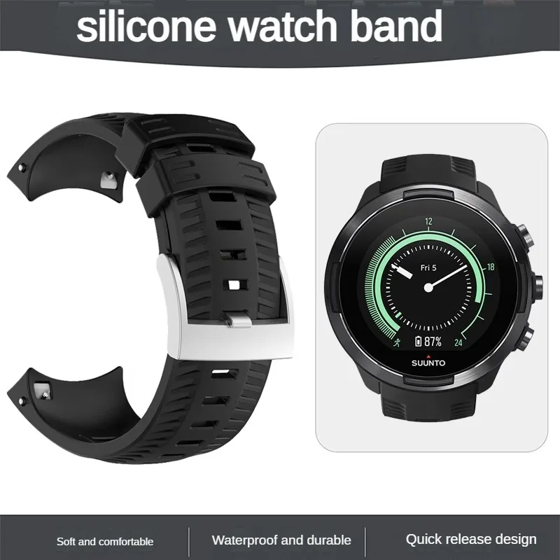 Dedicated Silicone Replacement Watch Band With Curved Interface 24mm 
Dedicated Silicone Replacement Watch Band With Curved Interface 24mm